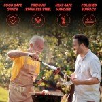 Stainless Steel BBQ Grill Tools Set for Outdoor