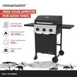 Megamaster Propane Grill – Black/Silver 720-0988EA