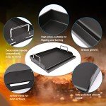 Large Nonstick Cast Iron Griddle for Gas Grills