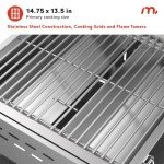 Megamaster 2-Burner Stainless Steel BBQ Grill