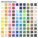 COLOUR BLOCK 100 Soft Pastels for Artists - Professional Chalk Pastels for Adults, Beginner Pastel Chalks Sets, Art Supplies, Pastel Art Set, Soft Pastels, Chalk for Art, Pastels Art Supplies