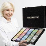 COLOUR BLOCK 100 Soft Pastels for Artists - Professional Chalk Pastels for Adults, Beginner Pastel Chalks Sets, Art Supplies, Pastel Art Set, Soft Pastels, Chalk for Art, Pastels Art Supplies