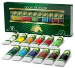 MyArtscape Gouache Paint Set - 12 x 12ml Tubes - Artist Quality - Lightfast - Premium Vibrant Colors - Fade-proof - Rewettable - High Pigment Load - Professional Painting Supplies