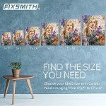 FIXSMITH Canvas Boards for Painting 12x16 Inch, Super Value 12 Pack White Blank Canvas Panels, 100% Cotton Primed, Painting Art Supplies for Professionals, Hobby Painters, Students & Kids