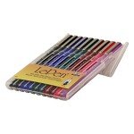 Uchida LePen Porous Point Pen, 10 Count (Pack of 1), Black, Blue, Red, Green, Pink, Lavender, Burgundy