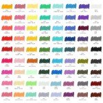 Artecho Oil Pastels Set of 72 Colors, Soft Oil Pastels for Art Painting, Drawing, Blending, Oil Crayons Pastels Art Supplies for Artists, Beginners, Teachers (10 x 70 mm)