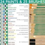 XXL Oil Paint Set - 24 Paints, 25 Brushes, 1 Canvas, and Art Palette - Oil Painting Supplies for Kids and Adults, Paint Supplies