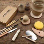 Meuxan 40PCS Pottery Tool Set Clay Sculpting Modeling Tools