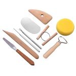 Meuxan 40PCS Pottery Tool Set Clay Sculpting Modeling Tools