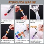 AROIC 36 Colors Watercolor Paint Set, Watercolor Pan Set with 10 Nylon Brushes and 6 Refillable Water Brushes. Perfect for Adults, Children and Beginner Artists.