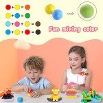 Xuyyicao 36 Colors Air Dry Clay,Magic Modeling Clay with Tools,Ultra Light DIY Modeling Clay for Kids,Children,DIY Crafts,Creative Art Crafts