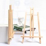 Tosnail 6 Pack 16" Art Easel Stand Tabletop Wooden Display Stand Photo Holder Display Stand for Artist, Students, Adults, Kids Painting