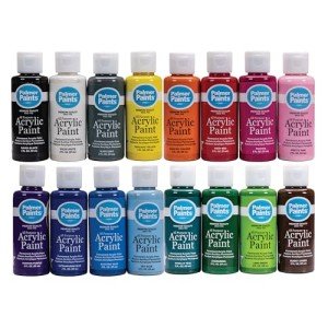 Palmer 2oz 16 Color Acrylic Paint Set, Perfect Color Selection