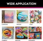 ABEIER Large Bulk Acrylic Paint Set, 15 Colors (473 ml/16 fl oz), Matte Finish, Rich Pigments, Non-Toxic Paints for Painting on Canvas Crafts Wood Ceramic, Ideal for Beginners and Students