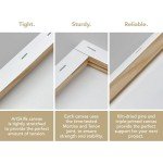 ArtSkills Stretched Canvases for Painting, 8x10 Canvas Painting Supplies for Artists, Blank Canvas Pack, 2-Pack