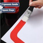 Bates- Flat Paddle Paint Brush Set, 3 Pack, Nylon Bristles Painting Brushes, Ergonomic Handle, Art Brushes for Acrylic Painting, Flat Paint Brush, Artist Paint Brushes for Acrylic Painting