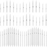 FEBSNOW 84 Pcs Blending Stumps and Tortillions, Paper Art Blenders, Art Pencils, Drawing Pencils for Student Artist Charcoal Sketch Drawing Tools, Sketch Supplies