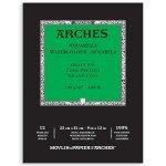 Arches Watercolor Pad, Cold Press, 9x12 inches, 12 Sheets - Professional Art Paper for Watercolor Gouache Ink Acrylic
