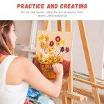 Simetufy 36 Pack 8x10 Inch Canvas Boards for Painting, Blank Canvas Panels Gesso Primed Acid-Free 100% Cotton for Acrylics Oil Watercolor Tempera Paints