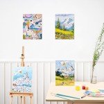 Simetufy 36 Pack 8x10 Inch Canvas Boards for Painting, Blank Canvas Panels Gesso Primed Acid-Free 100% Cotton for Acrylics Oil Watercolor Tempera Paints