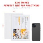 Simetufy 36 Pack 8x10 Inch Canvas Boards for Painting, Blank Canvas Panels Gesso Primed Acid-Free 100% Cotton for Acrylics Oil Watercolor Tempera Paints