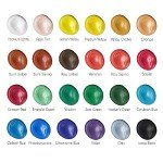 Tabletop Easel and Oil Paint Set - Art Painting Kit 41 Art Supplies - 24 for Oil Painting 10 Paint Brushes 1 Palette Knife 3 Canvases for Painting 1 Paper Pad 1 Paint Palette 1 Painting Easel