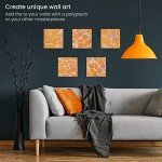 ARTEZA Stretched Canvas, 8 x 8 Inches, Pack of 12, Blank White Square Canvas for Painting for Acrylic, Oil and Gouache Paints