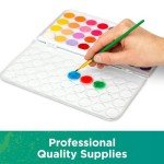 Norberg & Linden Watercolor Paint Set - 36 Premium Paints - 12 Page Pad - 6 Brushes - Painting Supplies with Palette, Watercolors, Art Pad Paper and Artist Brushes