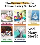 DecoArt Americana Acrylics Paint, Set of 18 Popular Colors, 2 fl oz Bottle (Pack of 18)