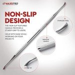 Premium Wax Carving Tools Set – 12 Pcs Stainless Steel Wax & Clay Sculpting Tools – Double Ended Dental and Wax Carvers Tools for Carving Modeling Sculpting and Shaping - by MaxoPro