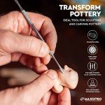 Premium Wax Carving Tools Set – 12 Pcs Stainless Steel Wax & Clay Sculpting Tools – Double Ended Dental and Wax Carvers Tools for Carving Modeling Sculpting and Shaping - by MaxoPro