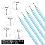 10Pcs Silicone Clay Sculpting Tool, Modeling Dotting Tool& Pottery Craft use for DIY Handicraft,Silicone Tool,Silicone Sculpting Tools