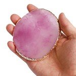 2 Pcs Resin Nail Art Palette, Nail Art Painting Palettes Gold Edge Nail Holder Nail Art Display Board