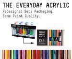 Liquitex BASICS Acrylic Paint Set, 24 x 22ml (0.74-oz) Tube Paint Set