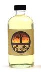 Natural Earth Paints Refined Walnut Oil – 8 oz. Premium Archival Medium for Oil Painting, Eco-Friendly, Non-Yellowing Binder for Smooth, Rich Paint Mixing, Ideal for Artists & Fine Art