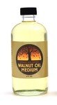 Natural Earth Paints Refined Walnut Oil – 8 oz. Premium Archival Medium for Oil Painting, Eco-Friendly, Non-Yellowing Binder for Smooth, Rich Paint Mixing, Ideal for Artists & Fine Art