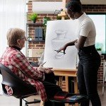 ARTEZA Drawing Sketch Pencils, Set of 12, Medium Hardness (6B - 4H), Graphite Pencils for Sketching and Drawing