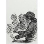 Faber-Castell PITT Artist Pen India Ink Pen - wallet of 8 - colour 199 black - XXS, S, F, M, B, C, 1.5, Fude Hard, (167158)