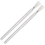 Pengxiaomei 2pcs Clay Needle Tools, Feather Wire Texture Tool for Clay Pottery Sculpting Texturing Modeling Tools