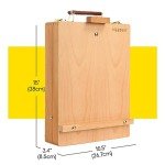 MEEDEN Tabletop Easel, Solid Beech Wood Table Top Art Easels for Painting Canvas, Sketchbox Easel, Adjustable Desktop Easel, Table Easel for Painting, Art Supply Storage Box for Adults & Artist