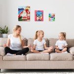 Halobios Stretched Canvases for Painting with 11x14 Inch, 5x7 Inch, 8x10, Painting Canvas for Acrylics,Oils & Other Painting Media, 5/8 Inch Profile 100% Cotton Artist Framed Canvas(3 Packs)