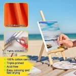 Inburit 12 Pack Canvas for Painting with 11x14, 9 x12, 8x10, 5x7 (3 of Each) Blank Primed Stretched Canvases for Oil, Acrylic & Others, Multi Size Set for Artist, Student and Beginners