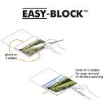 Fluid Watercolor Paper Block, 12 x 16 inches, 15 White Sheets, 140 lb (300 GSM) Cold Press Pad for Artist Painting and Wet Media