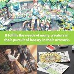 Kuretake GANSAI TAMBI Watercolor Paint Set 36 Colors, Professional-quality art supplies for artists adult painting sketching, Non-Toxic, Made in Japan