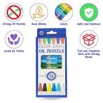 Color Swell Bulk Oil Pastels - 18 Packs 12 per Pack (216 Total) - Bulk Oil Pastels