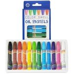 Color Swell Bulk Oil Pastels - 18 Packs 12 per Pack (216 Total) - Bulk Oil Pastels