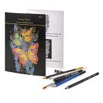 Prina 76 Pack Drawing Set Sketching Kit, Pro Art Supplies with 3-Color Sketchbook, Include Tutorial, Colored, Graphite, Charcoal, Watercolor & Metallic Pencil, for Artists Adults Teens Beginner