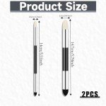 Artist Blending Sponge Pen Dual Tip Reusable Drawing Art Soft Pastel Blending Tools Washable Sketch Rubbing Sponge Brush for Artist Professional Sketch Drawing Blending Lightening and Highlight