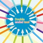 LINPHCEY 9PCS Clay Sculpting Tools Kit - Easy to Use Double-Ended Polymer & Pottery Carving Set with Comfortable Grip Tools for Clay Sculpey & Modeling Clay Ideal for Kids and Adults