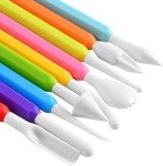 LINPHCEY 9PCS Clay Sculpting Tools Kit - Easy to Use Double-Ended Polymer & Pottery Carving Set with Comfortable Grip Tools for Clay Sculpey & Modeling Clay Ideal for Kids and Adults